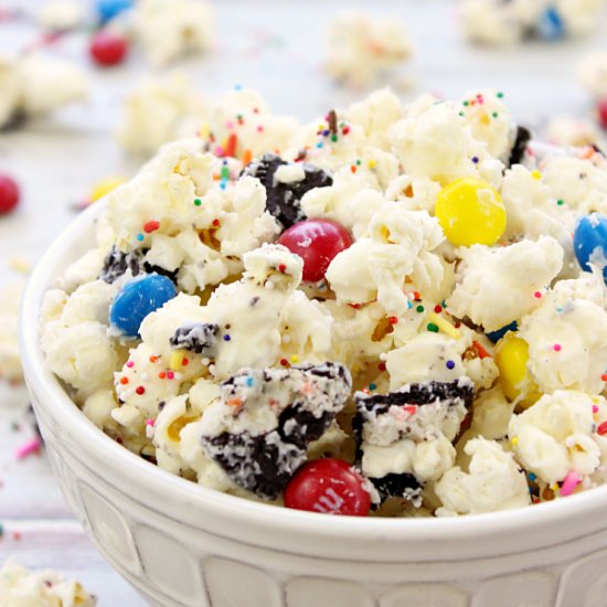 Birthday Cake Popcorn Mix