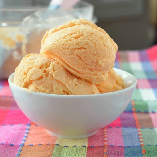 Fresh Apricot Ice Cream