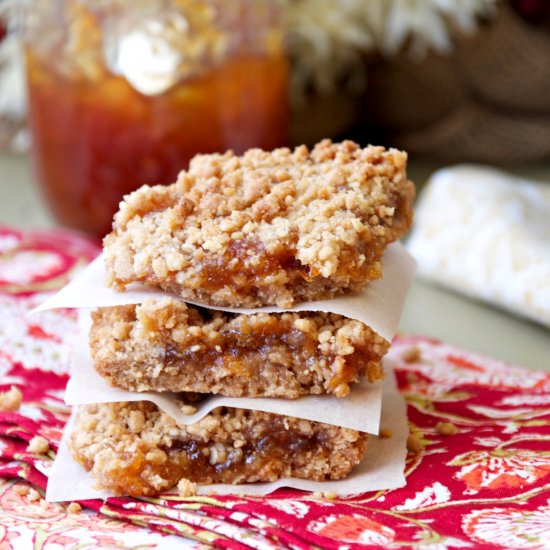 Carrot Cake Jam Bars