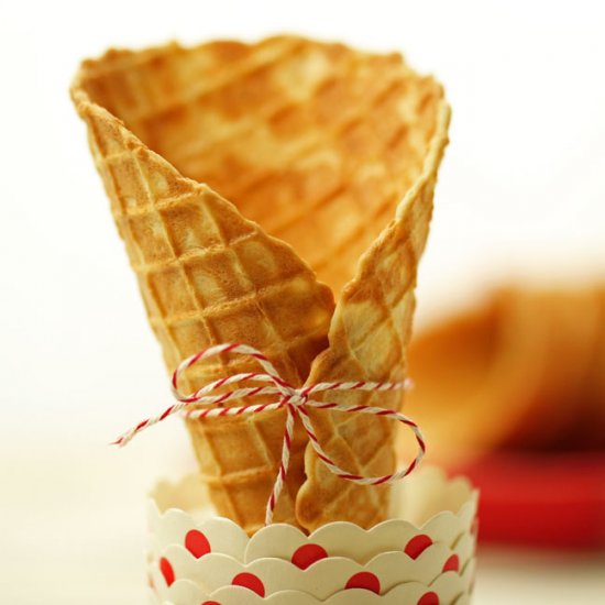 Gluten Free Waffle Cones