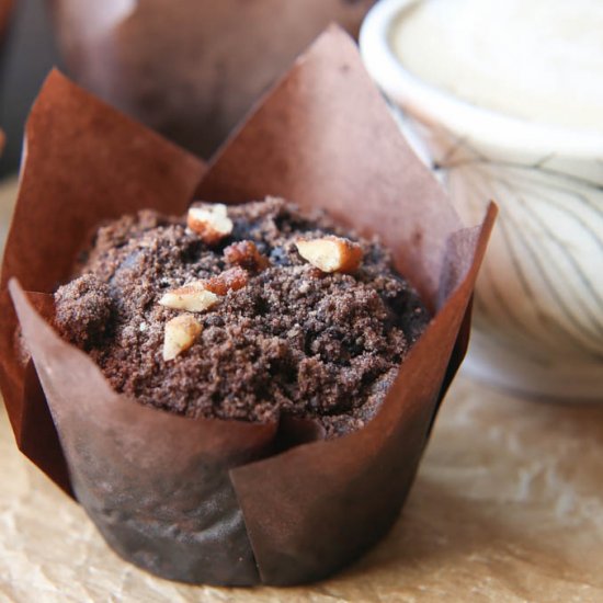 Chocolate Muffins w/ Zucchini