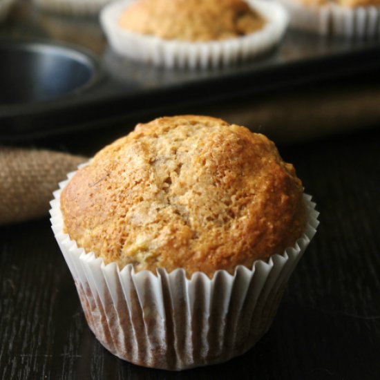 Banana & Maple Syrup Muffins