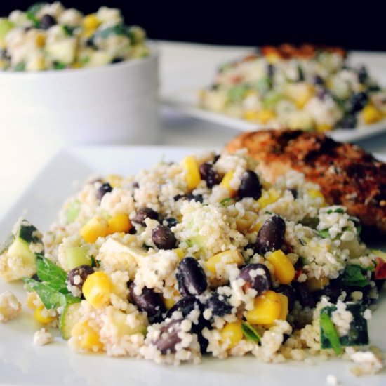 Black Bean Couscous Salad