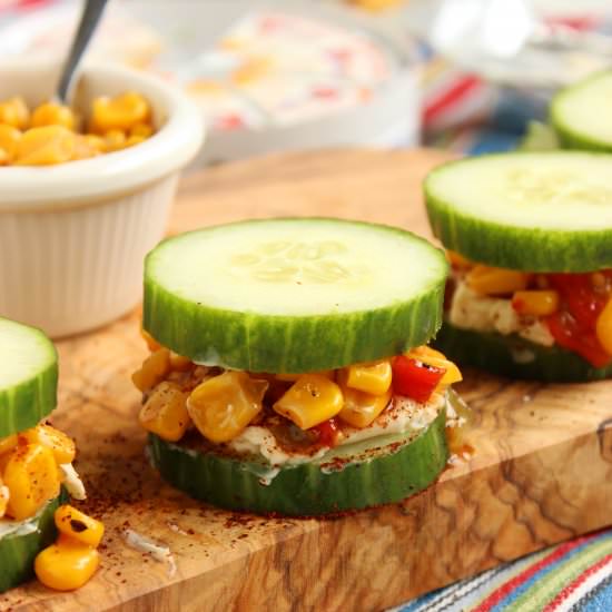 Southwestern Cucumber Sandwiches