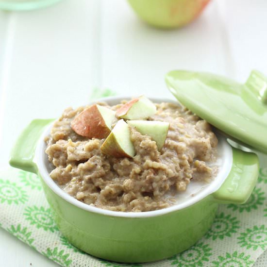 Apple Pie Steel-Cut Oatmeal