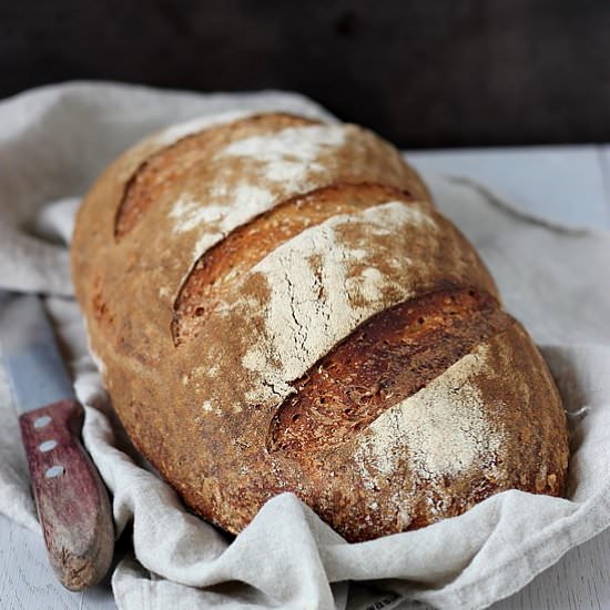 Sourdough with Oat Flakes