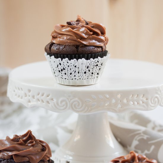 Triple Chocolate Cupcakes