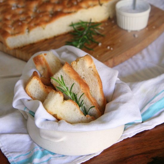 Rosemary Rock Salt Focaccia