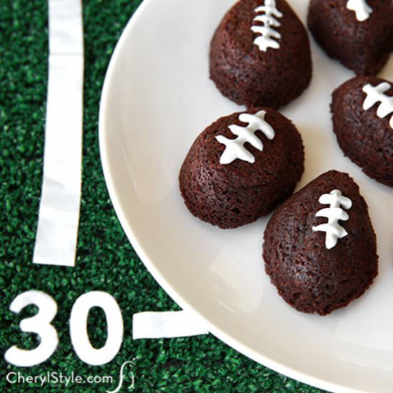 Game Day Football Brownies