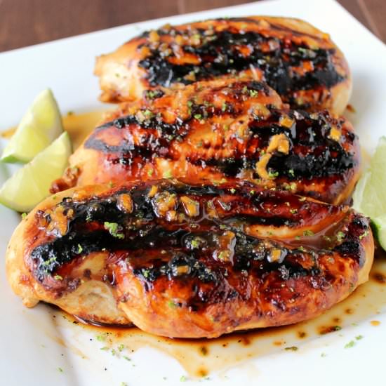 Honey-Lime-Soy Glazed Chicken