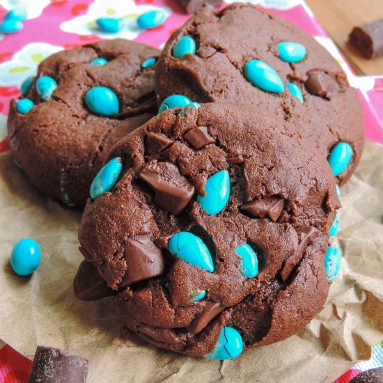 Almond Butter Choco Chunk Cookies