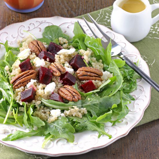 Roasted Beet Quinoa Salad