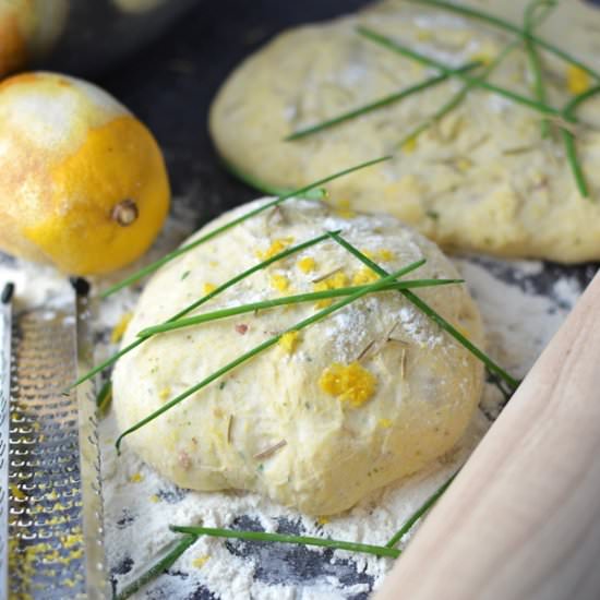 Bacon Chive Pizza Dough