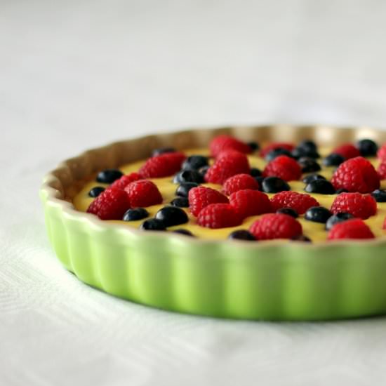 Lemon Cream Summer Berry Tart