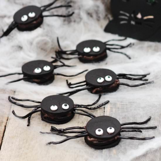 Oozy Spider Cookies