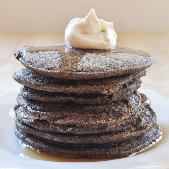 Banana Buckwheat Pancakes