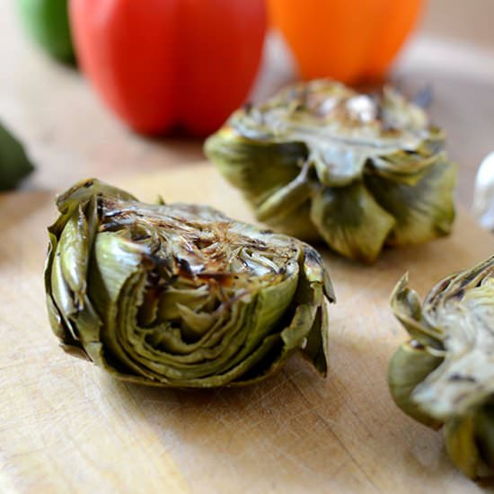 Grilled Artichokes