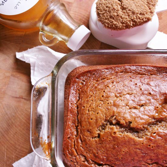 Brown sugar/maple banana bread