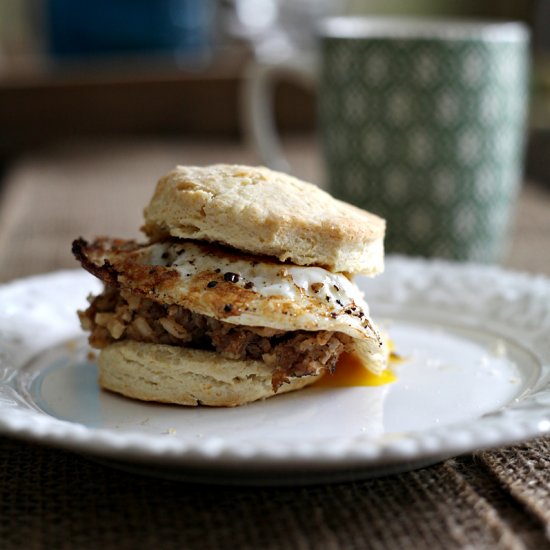 Boudin Breakfast Sandwiches