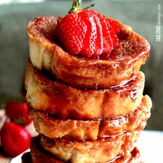 Overnight Creme Brulee French Toast