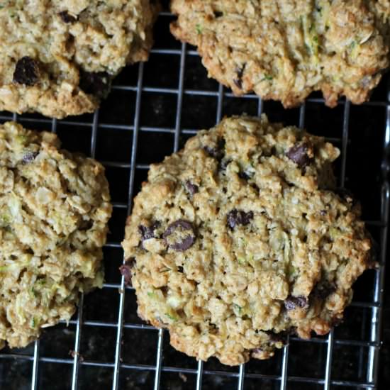 Oatmeal Zucchini Breakfast Cookies