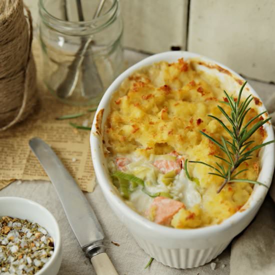 Fish and Leek Pie