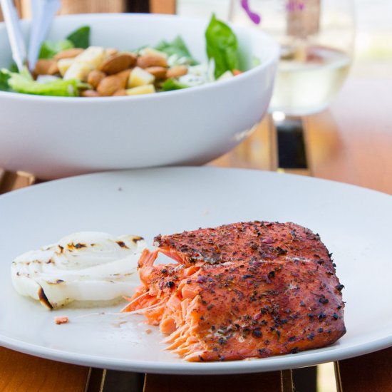 Cedar Plank Grilled Salmon