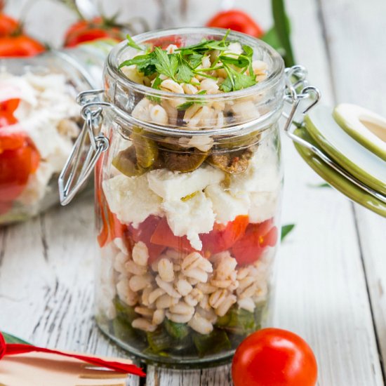 Barley, Feta and Asparagus Salad