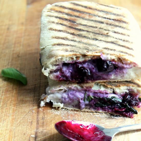 Blueberry Mozzarella Panini