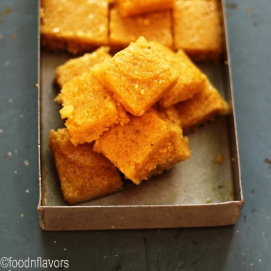 Coconut Mysore Pak (Blondie Bars)