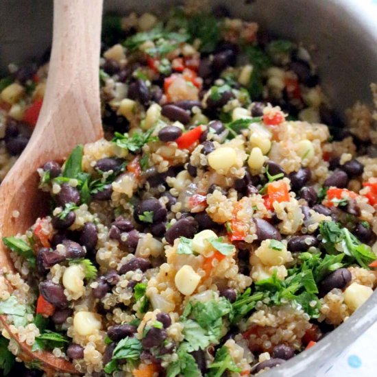 Spicy Quinoa and Black Beans