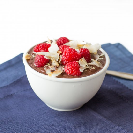 Chocolate Banana Acai Bowl