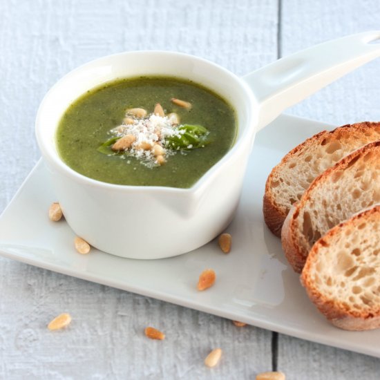 Zucchini & Basil Soup