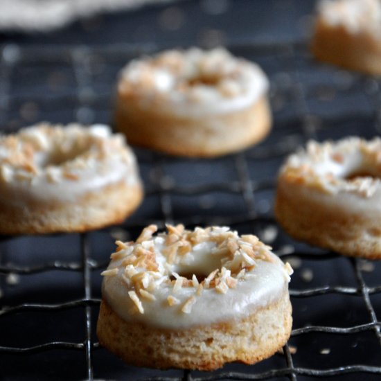 Vegan & Paleo Triple Coconut Donuts