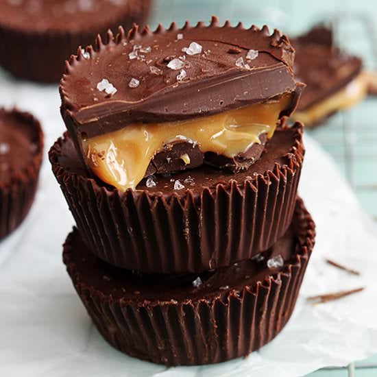 Salted Caramel Cups