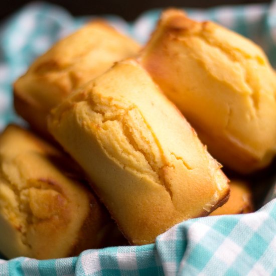 Mini Honey Cornbread Loaves