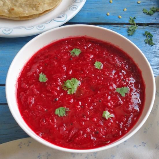 Beetroot Dal