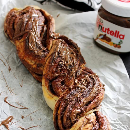 Nutella Braided Bread