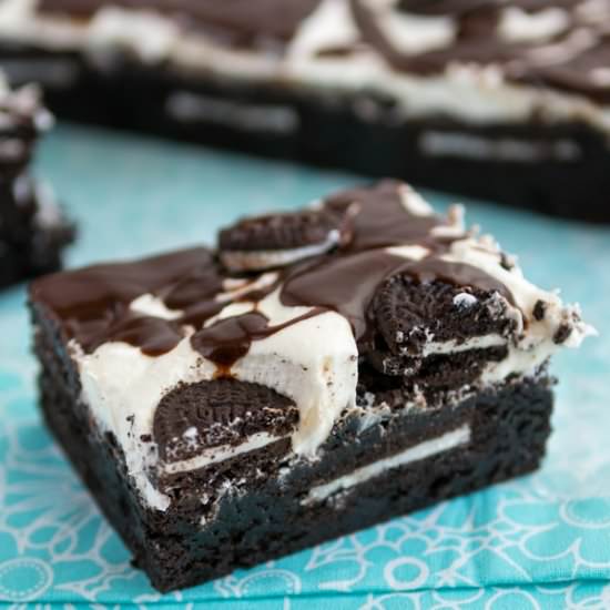 Cookies ‘n Cream Brownies