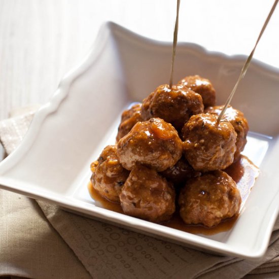 Slow Cooker Party Meatballs