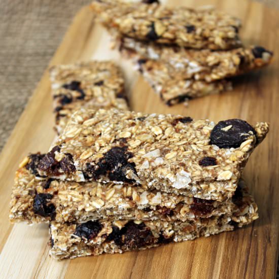 Cherry Coconut Oatmeal Bars