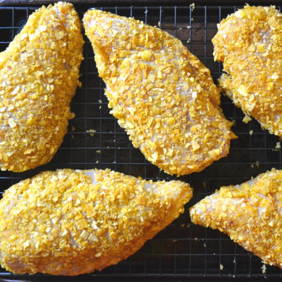 Plantain Crusted Chicken Breasts