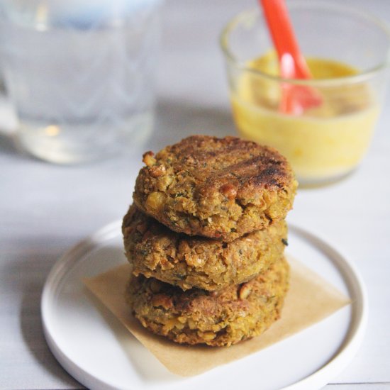 Spiced Chickpea and Carrot Fritters