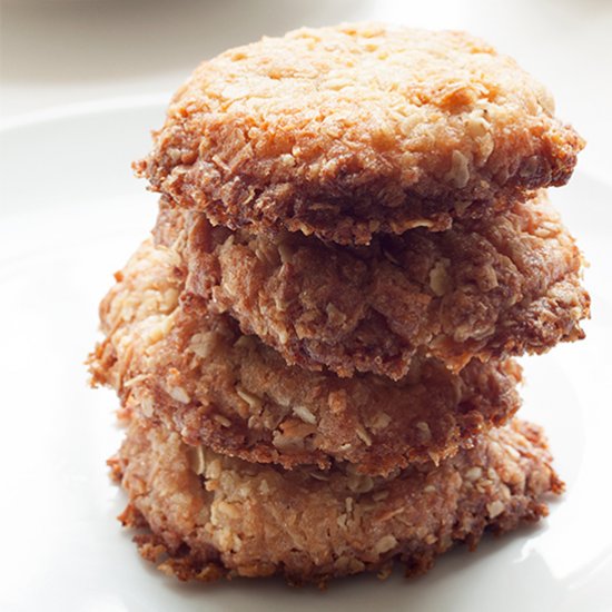 Moreish Anzac Biscuits