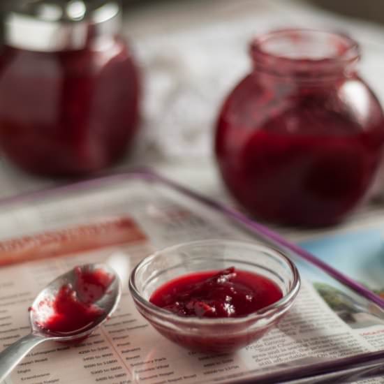 Cardamom Cinnamon Plum Preserve