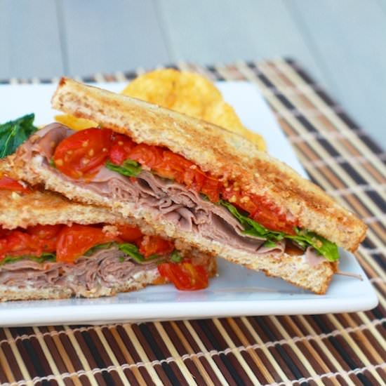 Roast Beef Horseradish Sandwich