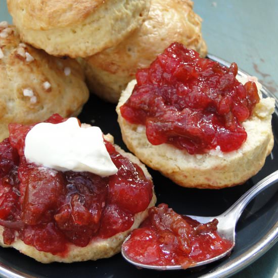 Buttermilk Scones & Plum Jam