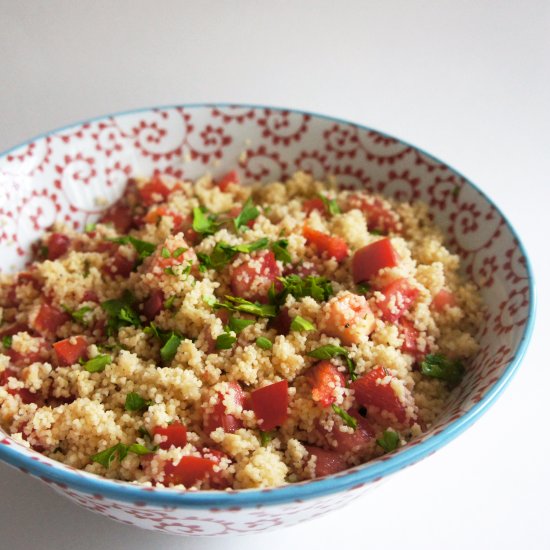 Lemon Vinaigrette & Couscous Salad