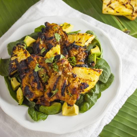 Indonesian Grilled Chicken Salad