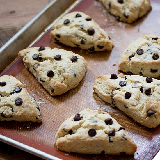 Orange Chocolate Chip Scones